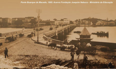  Ponte Buarque de Macedo em  Recife, 1905